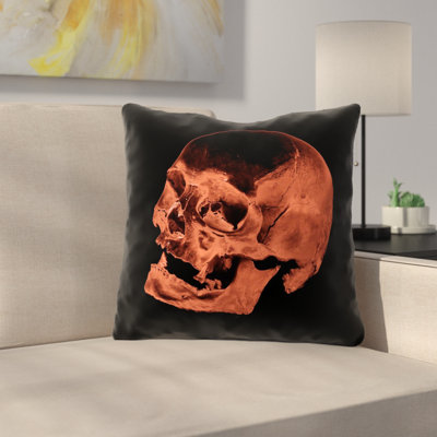 Skull Throw Pillow Skull Throw Pillow Skeleton Cushion